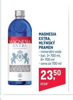 MAGNESIA EXTRA, MLÝNSKÝ PRAMEN