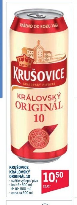 KRUŠOVICE KRÁLOVSKÝ ORIGINÁL 10