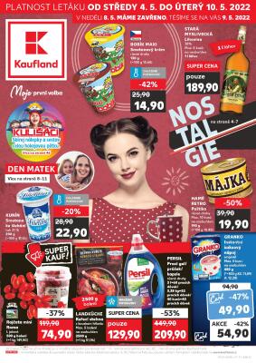 akční leták Kaufland 4.5.2022-10.5.2022