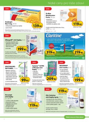akční leták Dr. Max 1.5.2022-31.5.2022