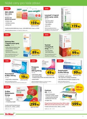 akční leták Dr. Max 1.5.2022-31.5.2022