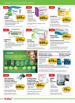 akční leták Dr. Max 1.5.2022-31.5.2022