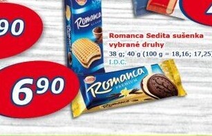 Oplatky Romanca Sedita