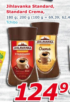 Instantní káva Jihlavanka Standard