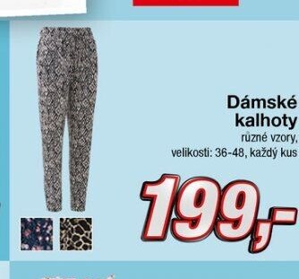 Dámské kalhoty