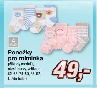 Ponožky pro miminka