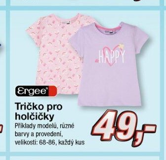 Ergee Tričko pro holčičky