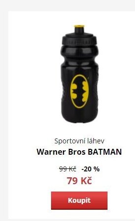 Sportovní láhev Warner Bros BATMAN