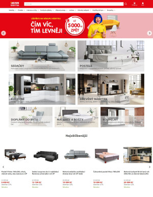akční leták Jena nábytek 3.5.2022-9.5.2022