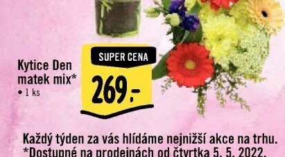 Kytice Den matek mix