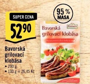 Bavorská grilovací klobása Ponnath