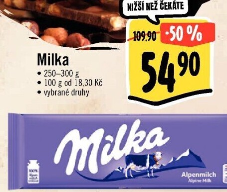 Čokoláda Milka
