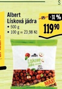 Lískové ořechy Albert