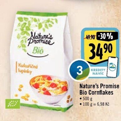 Lupínky kukuřičné bio Nature'