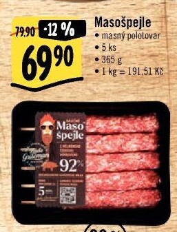 Masošpejle Láďa Grileman Kostelecké uzeniny