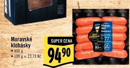 Moravské klobásky Láďa Grileman Kostelecké uzeniny