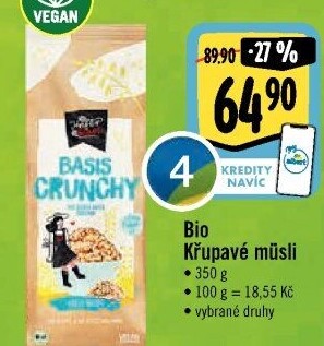 Müsli křupavé Hafer Rosi