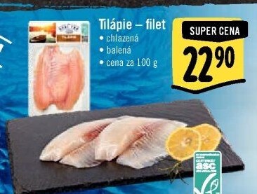 Tilápie nilská filety Albert