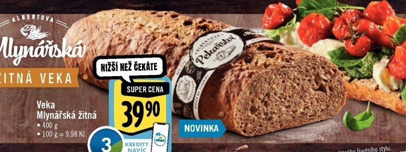 Veka Mlynářská žitná Albert