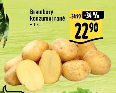 Brambory konzumní rané