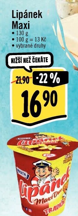 Dezert Lipánek Madeta