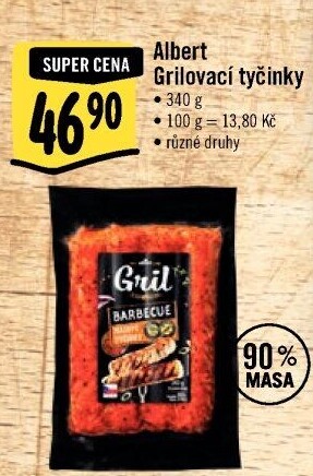 Grilovací tyčinky Albert Gril