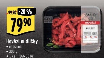 Hovězí nudličky Albert