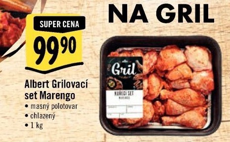 Kuřecí grilovací set Marengo Albert Gril