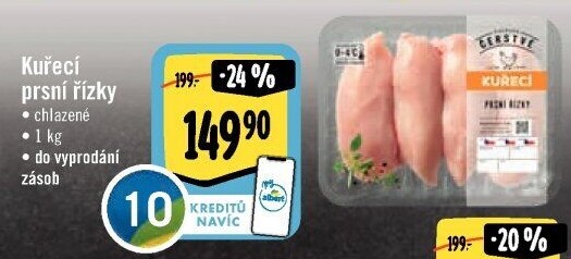 Kuřecí prsní řízky Albert