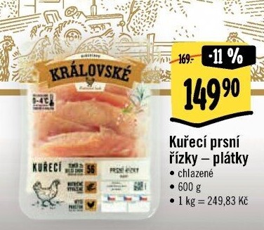 Kuřecí prsní řízky královské Albert
