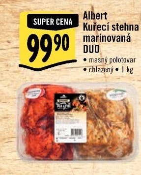 Kuřecí stehna marinovaná Duo Od řezníka na gril Albert