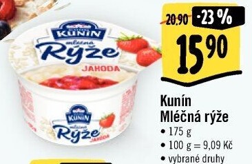 Mléčná rýže Kunín