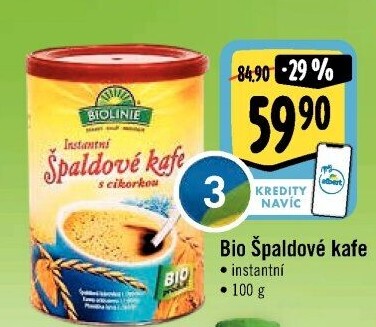 Nápoj instantní špaldový Biolinie