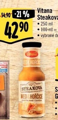 Omáčka steaková Vitana