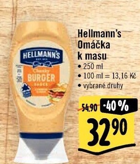 Omáčky k masu Hellmann'
