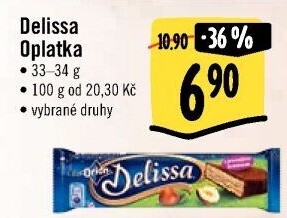 Oplatky celomáčené Delissa Orion