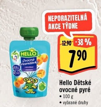 Ovocná kapsička Hello