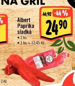Paprika červená Albert