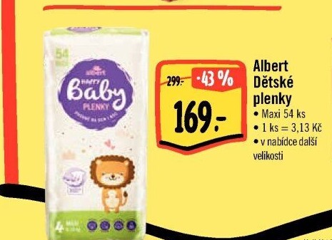 Pleny dětské Albert