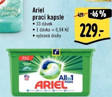 Prací kapsle Ariel