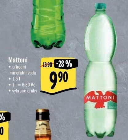 Přírodní voda Mattoni