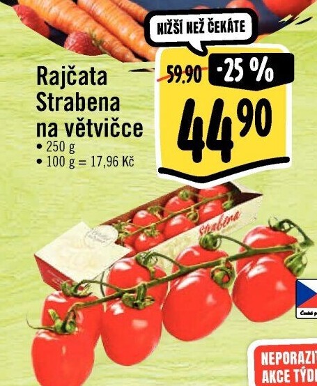 Rajčata keříková Čerstvě utrženo