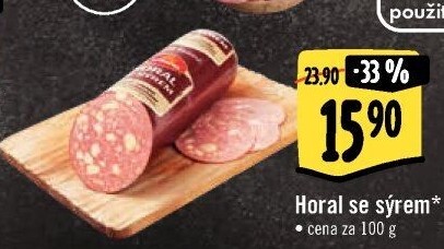 Salám Horal se sýrem Krásno