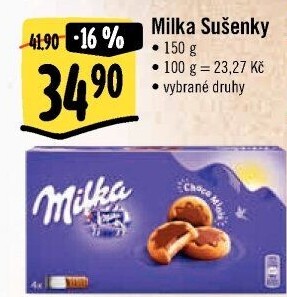 Sušenky Milka