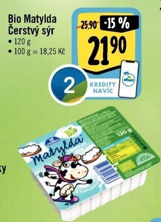 Sýr čerstvý bio Matylda Milko