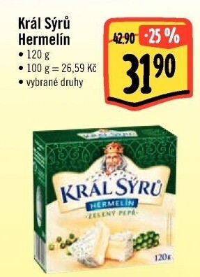Sýr Hermelín Král sýrů