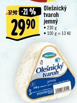 Tvaroh jemný Olešnický Moravia