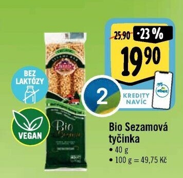 Tyčinka sezamová bio Jannis