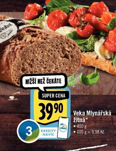 Veka Mlynářská žitná Albert