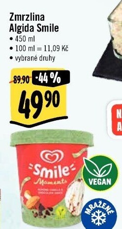 Zmrzlina v kelímku Vegan Smile Algida